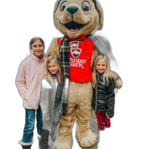 jacket, staff, animal, three transparent PNG cut-out