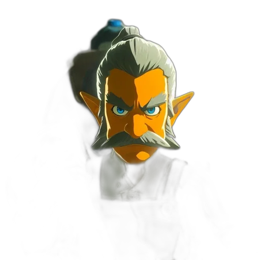 mask, staff, face, creature transparent PNG cut-out