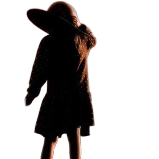 hat, dress, jacket, staff transparent PNG cut-out