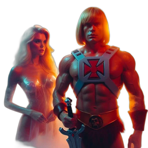 comic book art, concept art, fantasy art, 3d render transparent PNG cut-out