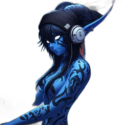mask, cyberpunk, concept art, fantasy art transparent PNG cut-out