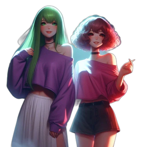 jacket, dress, concept art, vaporwave transparent PNG cut-out