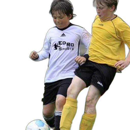photorealistic, two, young, soccer transparent PNG cut-out