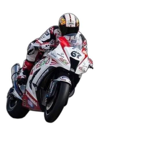 photorealistic, motorcycle, racer, action transparent PNG cut-out