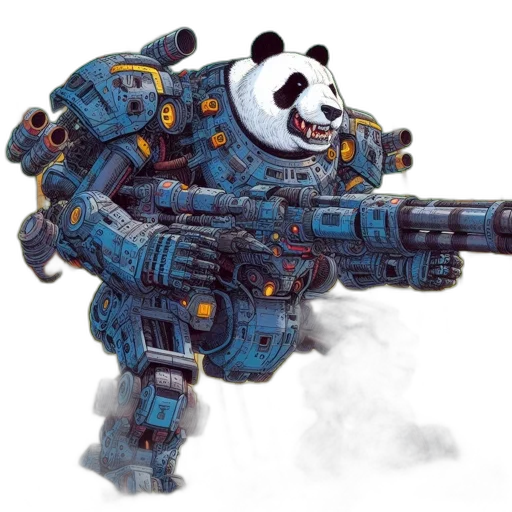 robot, weapon, animal, concept art transparent PNG cut-out