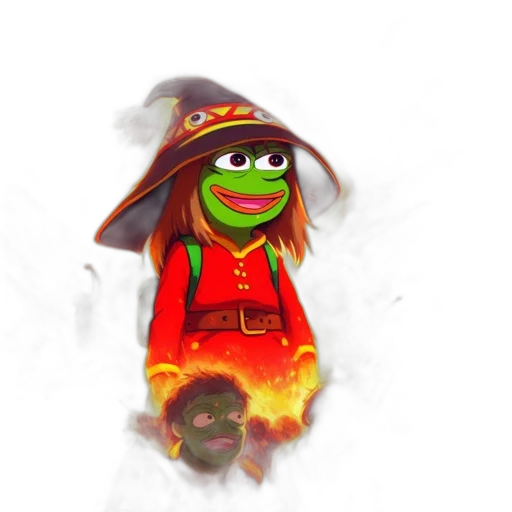 jacket, hat, staff, mask transparent PNG cut-out