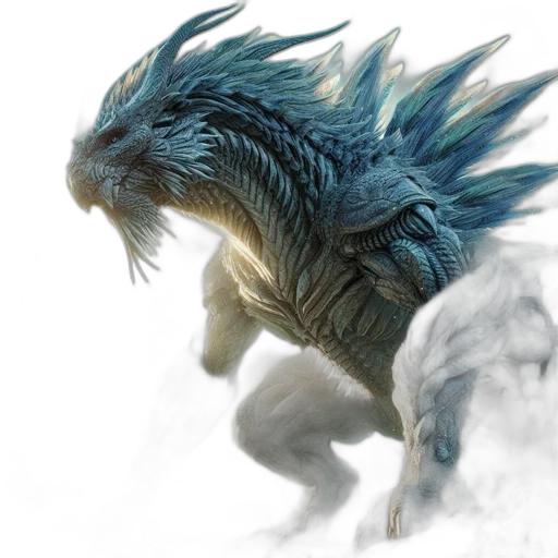 dragon, creature, animal, fantasy art transparent PNG cut-out