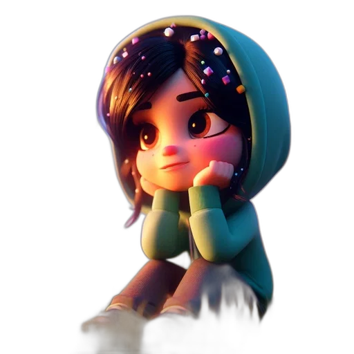 staff, crown, face, robot transparent PNG cut-out
