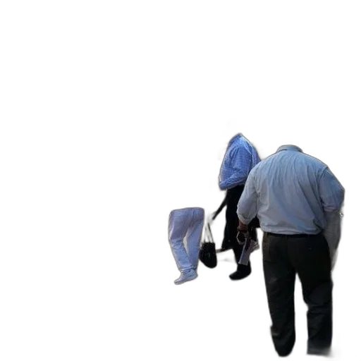 staff, jacket, mask, shoes transparent PNG cut-out
