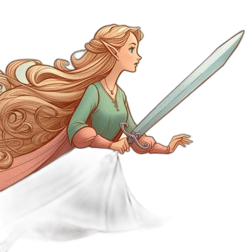 sword, staff, fantasy art, concept art transparent PNG cut-out