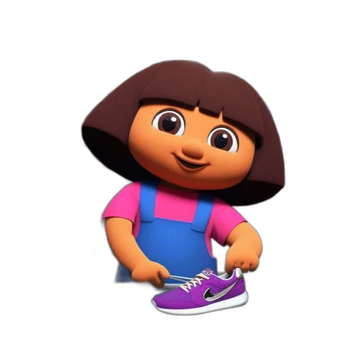 shoes, face, creature, dress transparent PNG cut-out