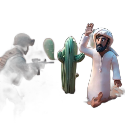 weapon, mask, staff, creature transparent PNG cut-out