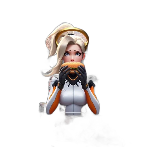 robot, staff, weapon, concept art transparent PNG cut-out