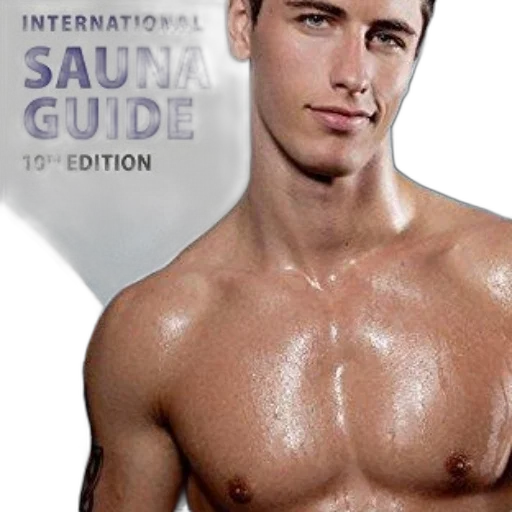 photorealistic, international, sauna, guide transparent PNG cut-out