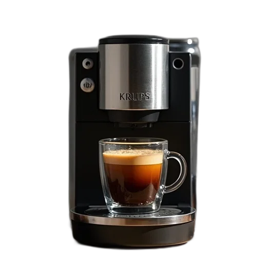 krups, coffee, machine, professional transparent PNG cut-out