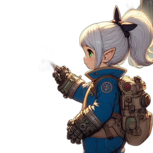 weapon, staff, robot, sword transparent PNG cut-out