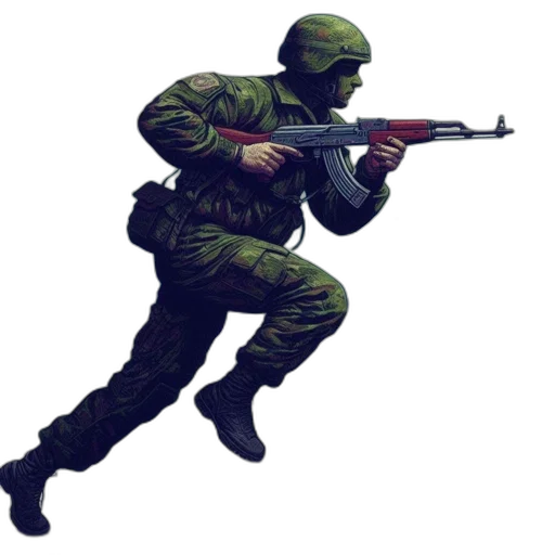 weapon, jacket, staff, concept art transparent PNG cut-out