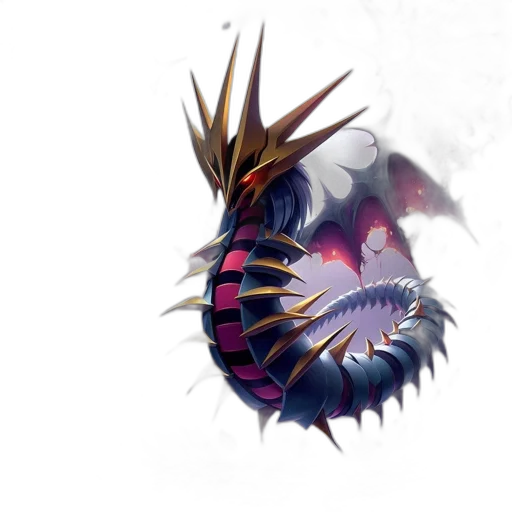 dragon, mask, creature, crown transparent PNG cut-out