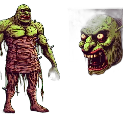 creature, concept art, comic book art, fantasy art transparent PNG cut-out