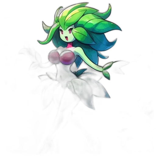dragon, staff, weapon, hair transparent PNG cut-out
