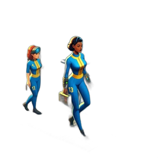 staff, concept art, 3d render, comic book art transparent PNG cut-out