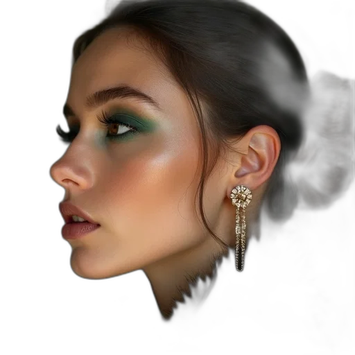 jewelry, face, hair, crown transparent PNG cut-out