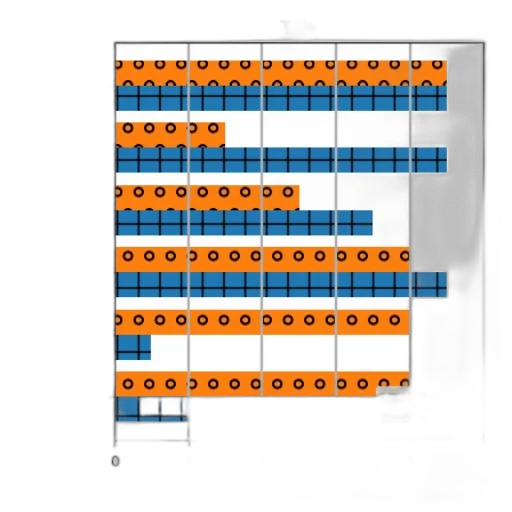 blue, colorful, bar, chart transparent PNG cut-out