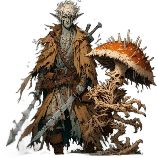 staff, creature, dragon, concept art transparent PNG cut-out