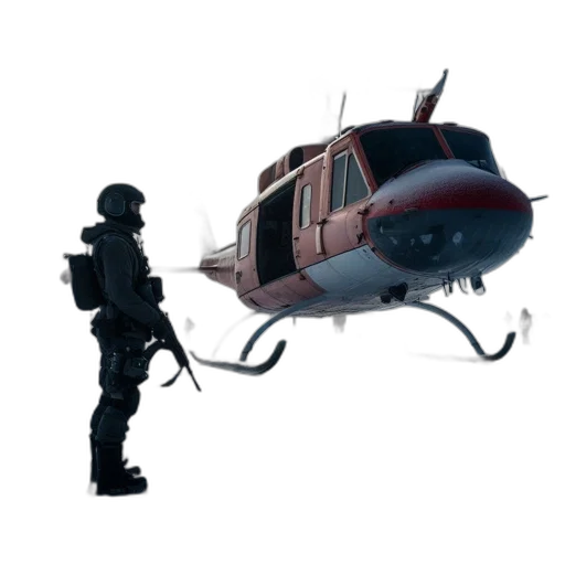 weapon, robot, concept art, 3d render transparent PNG cut-out