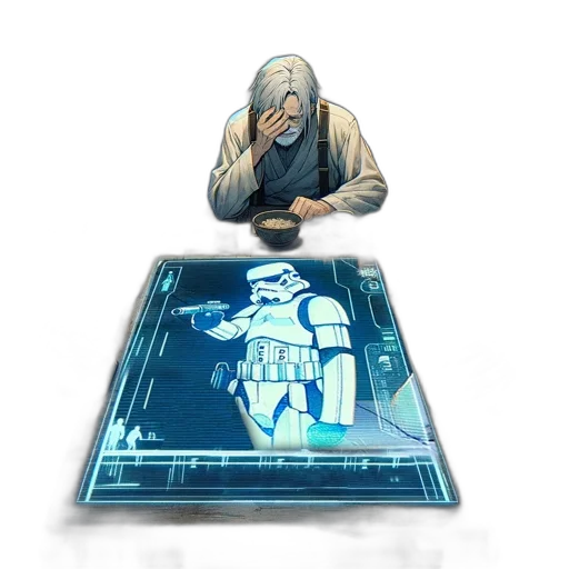robot, jacket, concept art, pixel art transparent PNG cut-out