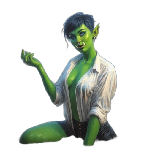 staff, creature, concept art, fantasy art transparent PNG cut-out