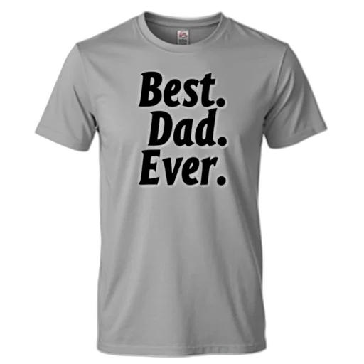 grey, t-shirt, phrase, best transparent PNG cut-out