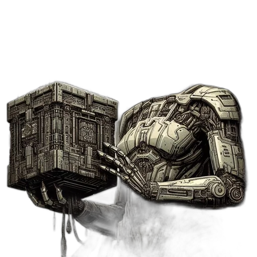 robot, concept art, fantasy art, comic book art transparent PNG cut-out