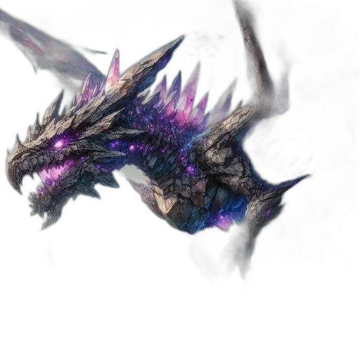 dragon, creature, animal, staff transparent PNG cut-out