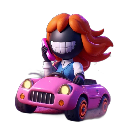 car, robot, jacket, face transparent PNG cut-out