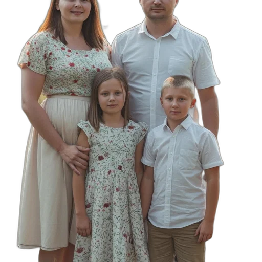 dress, staff, face, family transparent PNG cut-out
