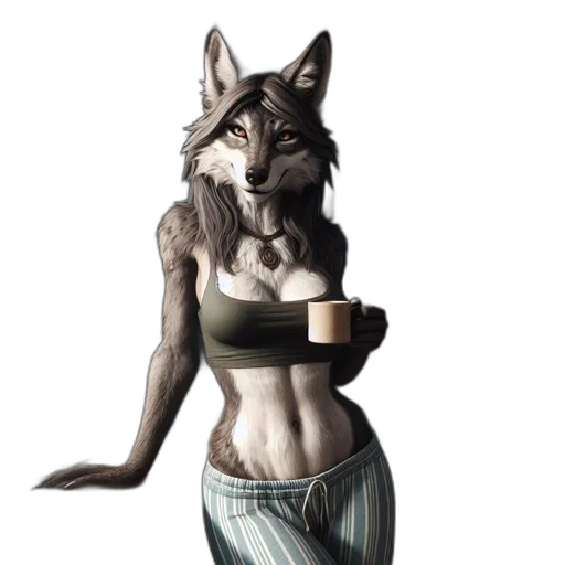 animal, dress, staff, creature transparent PNG cut-out
