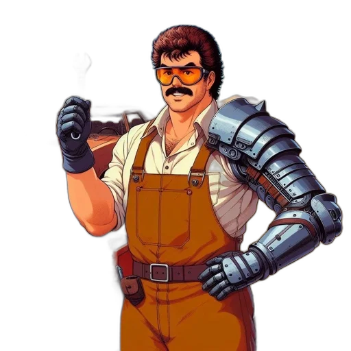 staff, robot, weapon, concept art transparent PNG cut-out