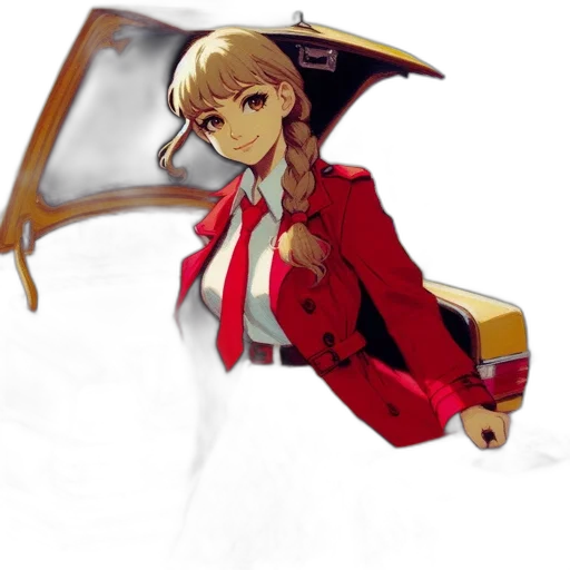 staff, weapon, jacket, umbrella transparent PNG cut-out