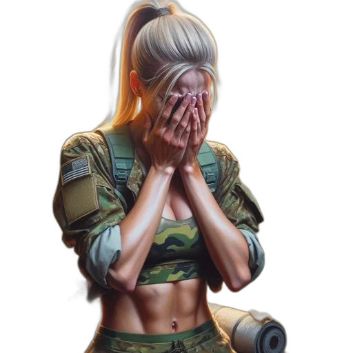 face, weapon, mask, jacket transparent PNG cut-out