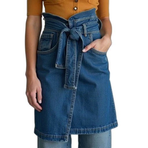 dress, jacket, staff, hair transparent PNG cut-out