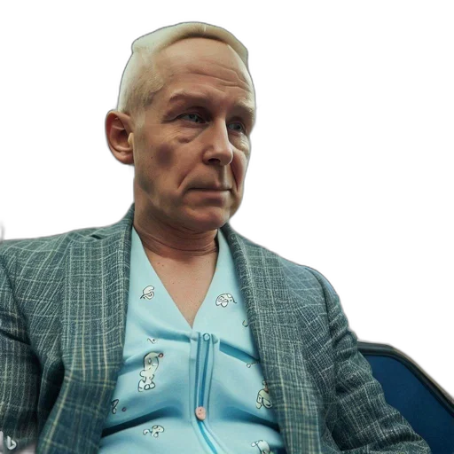 jacket, face, concept art, man transparent PNG cut-out
