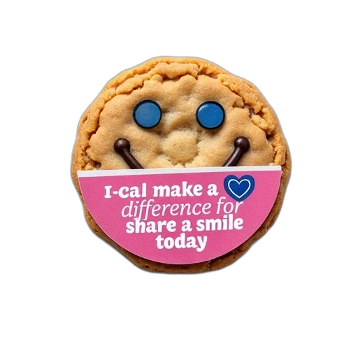 food, cookie, smiling, face transparent PNG cut-out