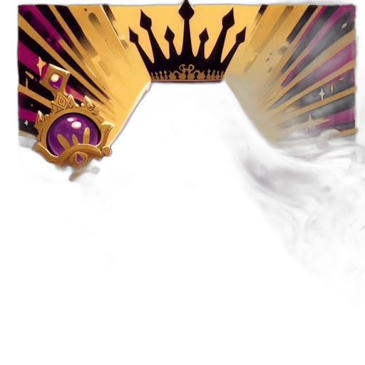 crown, mask, staff, weapon transparent PNG cut-out