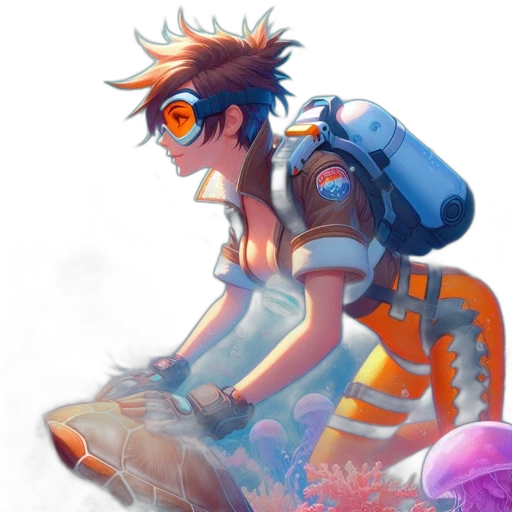 robot, concept art, fantasy art, anime transparent PNG cut-out