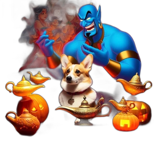 concept art, fantasy art, comic book art, 3d render transparent PNG cut-out