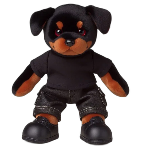 animal, 3d render, concept art, plush transparent PNG cut-out