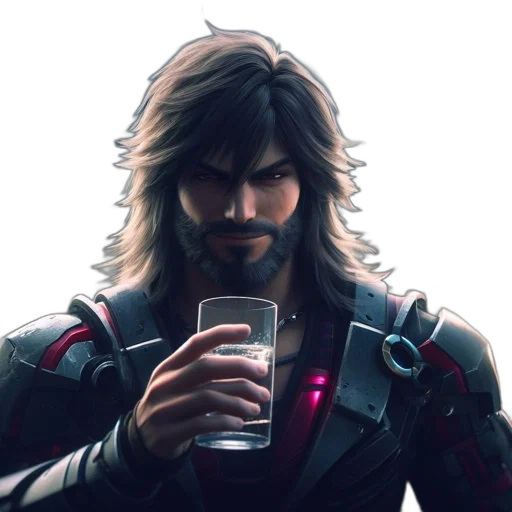 face, bottle, robot, concept art transparent PNG cut-out