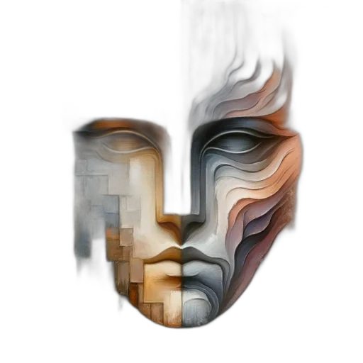 mask, face, robot, crown transparent PNG cut-out