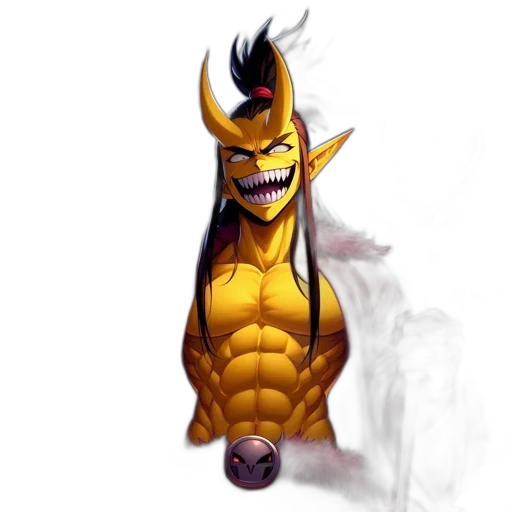 dragon, mask, creature, staff transparent PNG cut-out